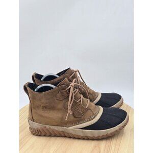 Sorel Womens out n about leather duck boots size 8